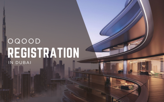 Oqood registration for a Dubai off-plan property under construction, recorded in the DLD Interim Property Register